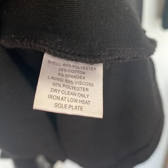 PERUVIAN Connection black long sleeve dress with sheer detail at bottom size XS - Picture 3 of 3